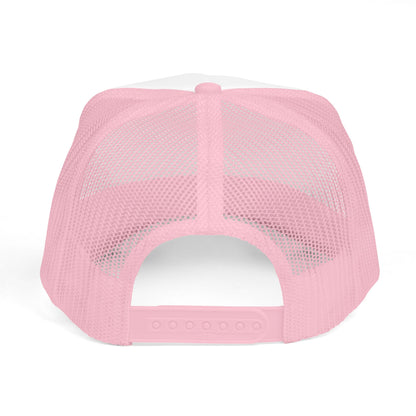 Embroidered Adventure Camping Heartbeat Foam Trucker Hat