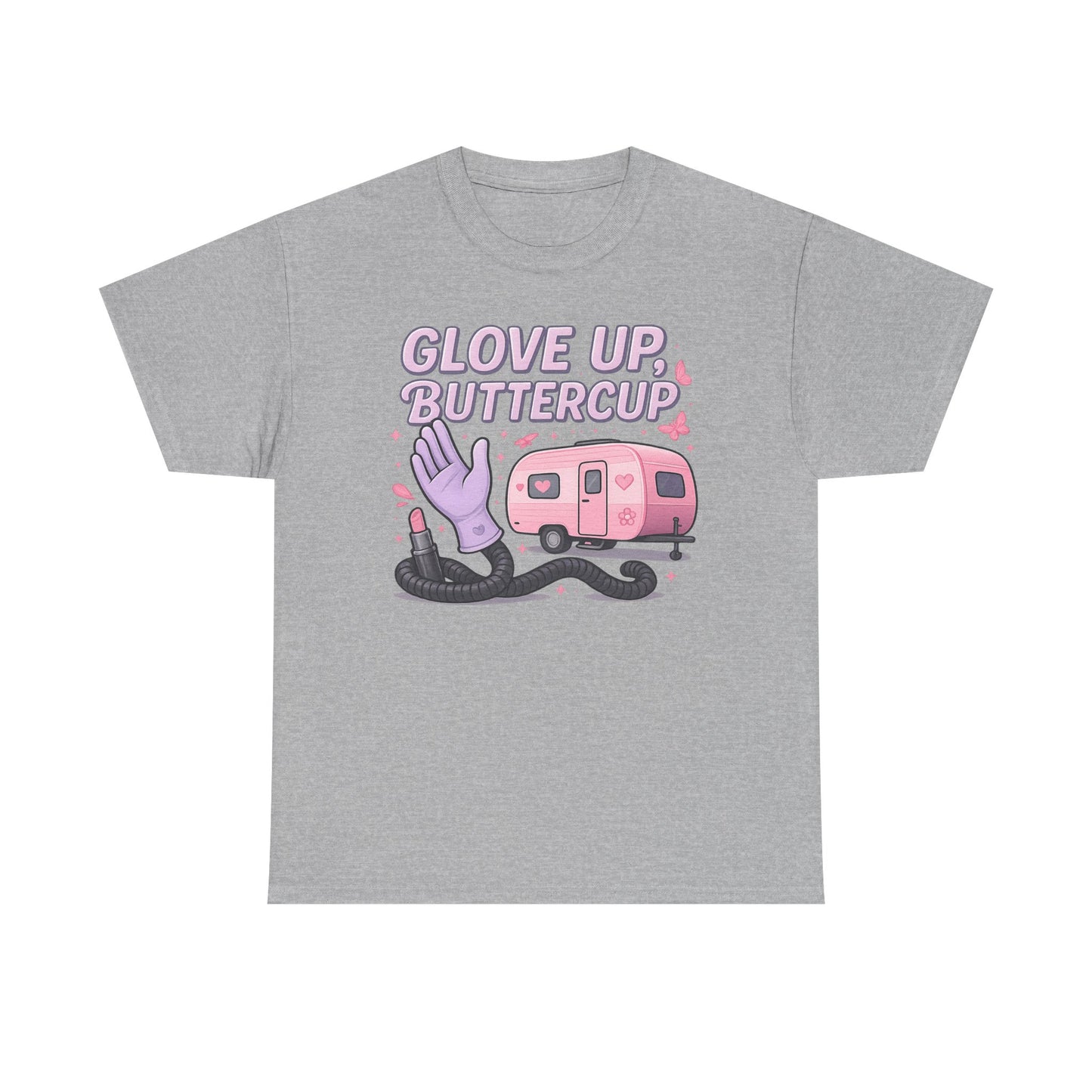 Glove Up, Buttercup: Empowering Female Campers Gildan Tee