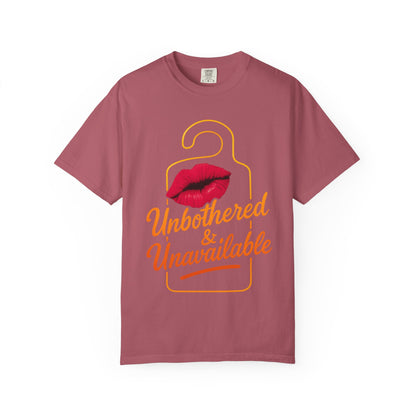 Unbothered Allure: Do Not Disturb Graphic Design Comfort Colors Single Ladies
