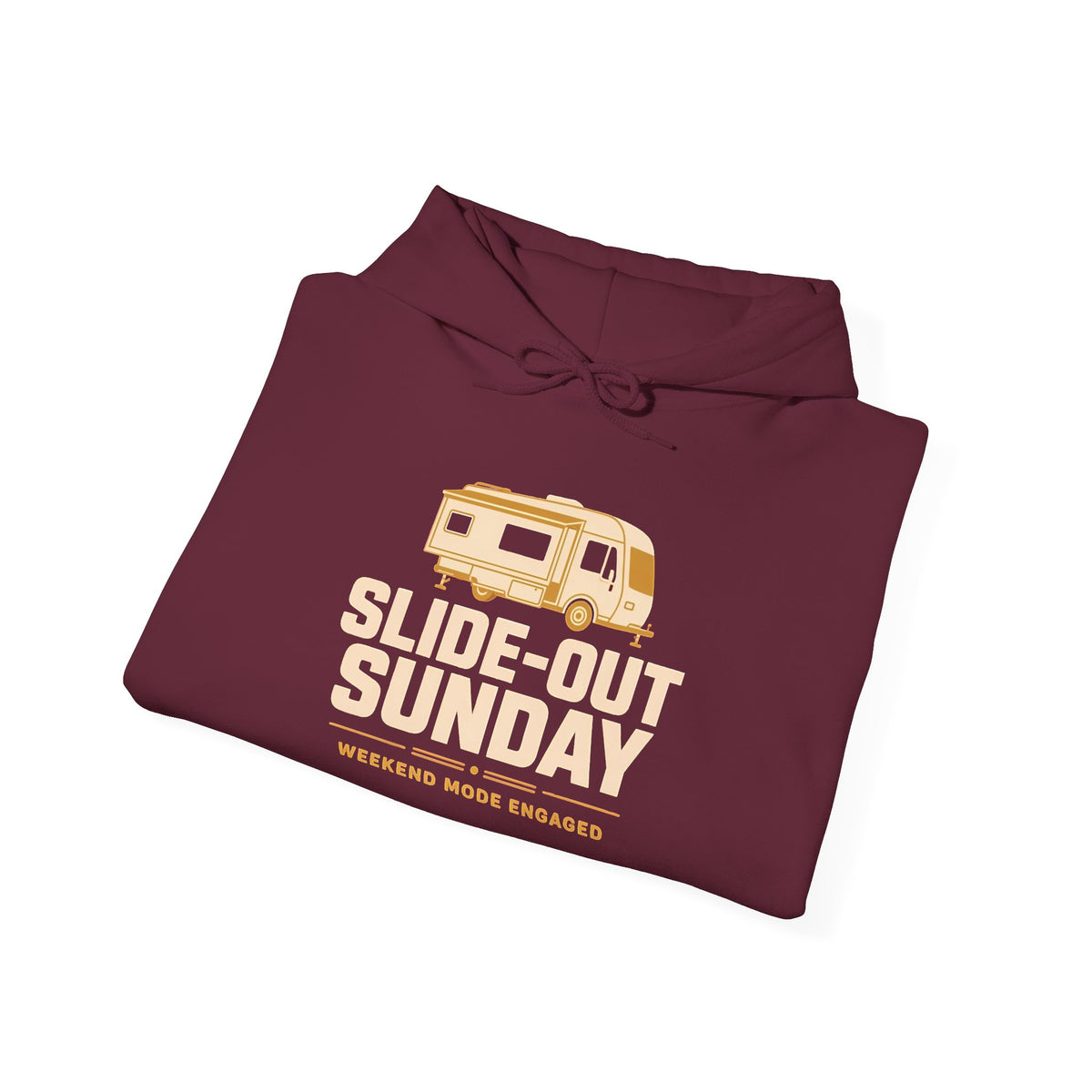 Slide-Out Sunday Funny Camping Hoodie