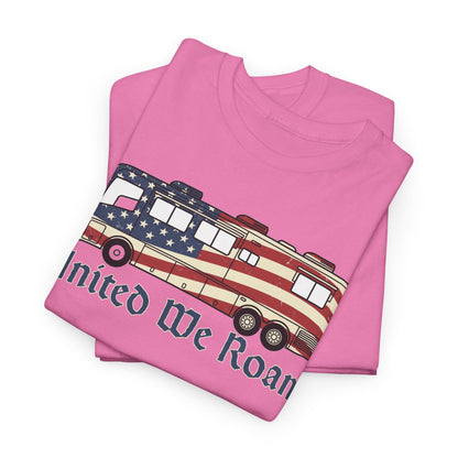 United We Roam Class A RV | Patriotic Camper Tee
