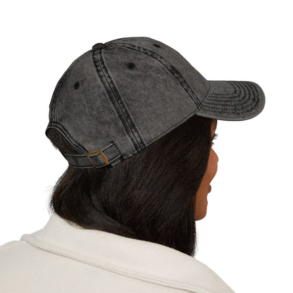 Vintage Embroidered Sun Cap — Smile Sunshine Baseball Hat