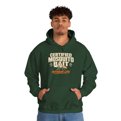 Certified Mosquito Bait Funny Camping Hoodie