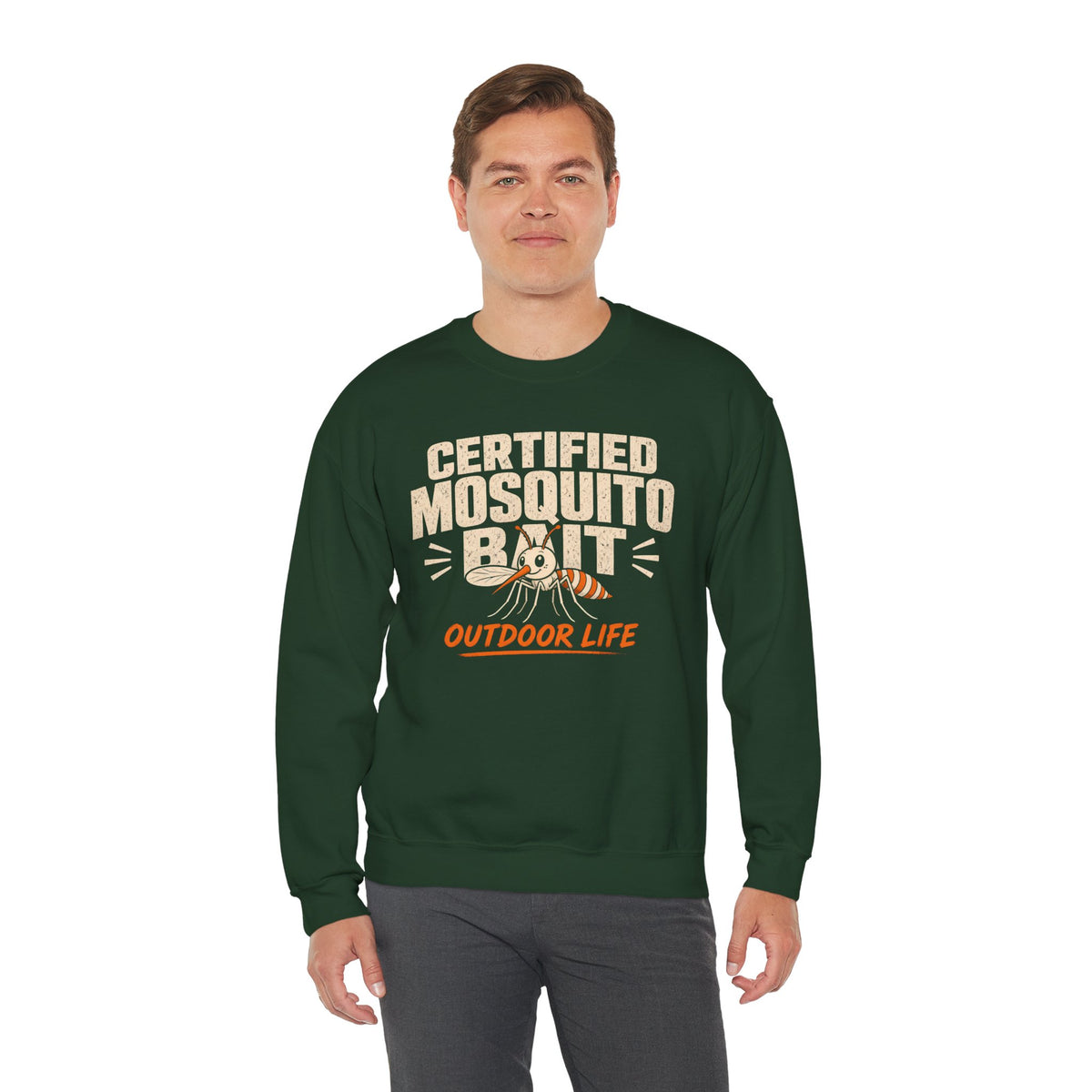 Certified Mosquito Bait Funny Camping Sweatshirt