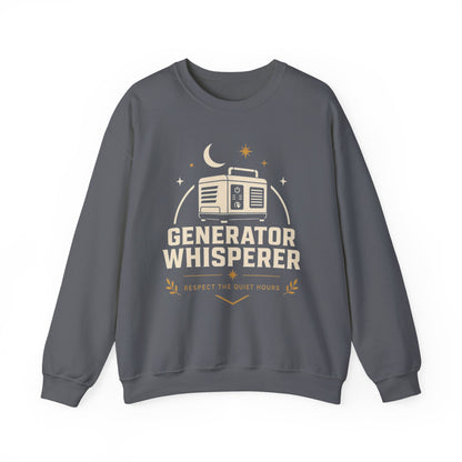 Generator Whisperer Funny Camping Sweatshirt